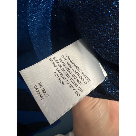 Alfred Dunner Metallic Cardigan Faux Set - Picture 3 of 7